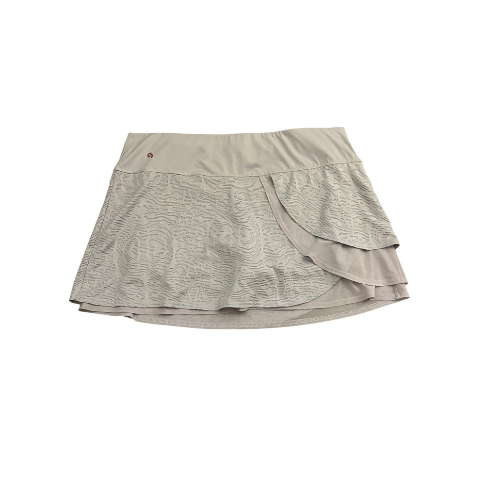 Champion Skort Womens XL Lavender Grey Excellent Duo Dry Laser‎ Cut Tennis Golf